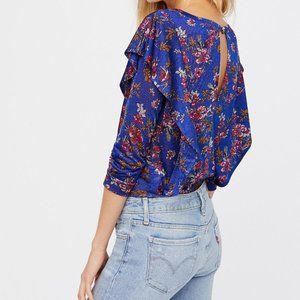 Free People Blue Dock Street Top